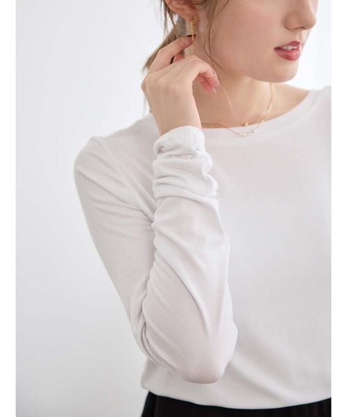 fifth（フィフス）の「2wayコンパクトトップス（Tシャツ/カットソー・レディース・ブラック/ホワイト・S/M）」の19枚目の写真