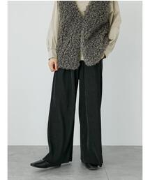 Lugnoncure | 別珍プリーツパンツ(その他パンツ)