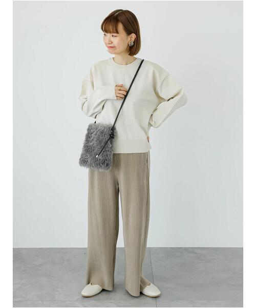 Lugnoncure（ルノンキュール）の「別珍プリーツパンツ（その他パンツ・レディース・オレンジ/ベージュ/ブラック・F）」の5枚目の写真