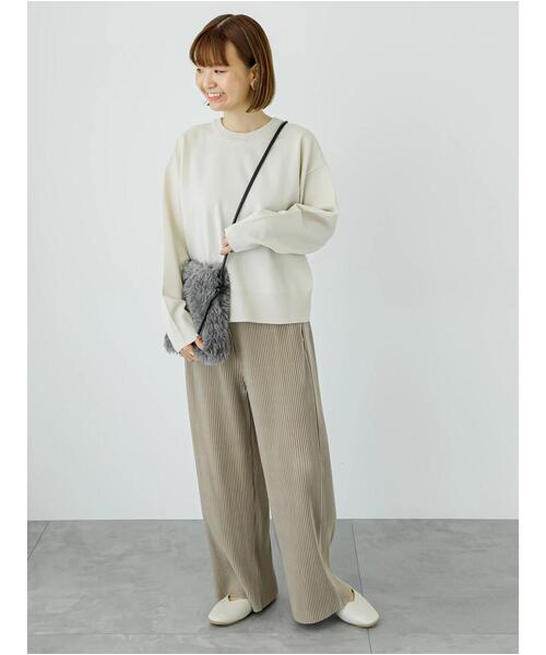 Lugnoncure（ルノンキュール）の「別珍プリーツパンツ（その他パンツ・レディース・オレンジ/ベージュ/ブラック・F）」の6枚目の写真