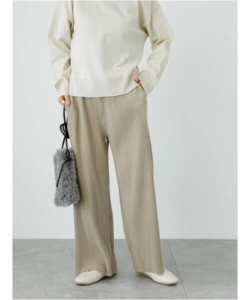 Lugnoncure（ルノンキュール）の「別珍プリーツパンツ（その他パンツ・レディース・オレンジ/ベージュ/ブラック・F）」の7枚目の写真