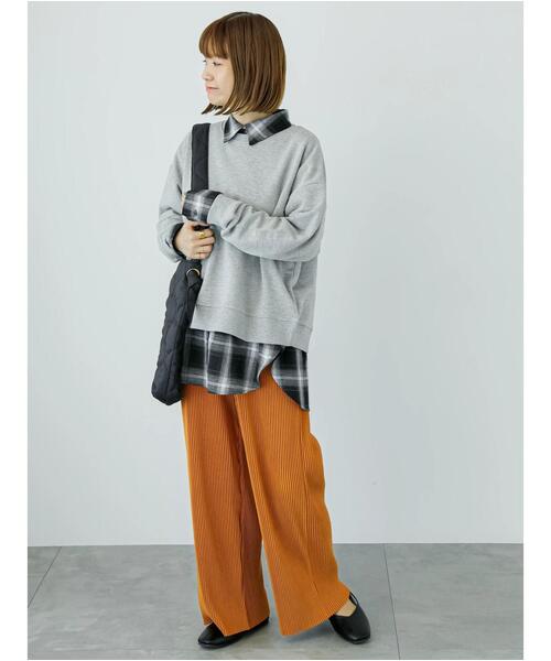 Lugnoncure（ルノンキュール）の「別珍プリーツパンツ（その他パンツ・レディース・オレンジ/ベージュ/ブラック・F）」の8枚目の写真