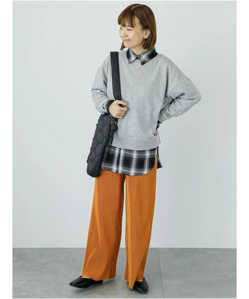 Lugnoncure（ルノンキュール）の「別珍プリーツパンツ（その他パンツ・レディース・オレンジ/ベージュ/ブラック・F）」の9枚目の写真