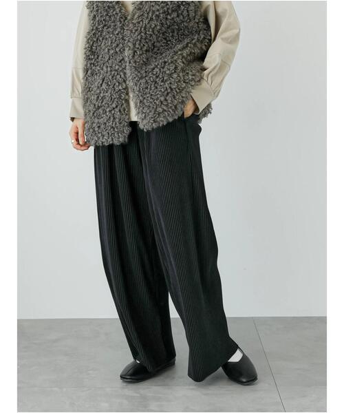 Lugnoncure（ルノンキュール）の「別珍プリーツパンツ（その他パンツ・レディース・オレンジ/ベージュ/ブラック・F）」の13枚目の写真