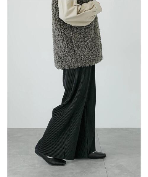 Lugnoncure（ルノンキュール）の「別珍プリーツパンツ（その他パンツ・レディース・オレンジ/ベージュ/ブラック・F）」の15枚目の写真