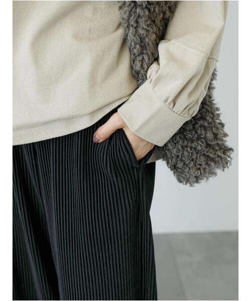 Lugnoncure（ルノンキュール）の「別珍プリーツパンツ（その他パンツ・レディース・オレンジ/ベージュ/ブラック・F）」の18枚目の写真