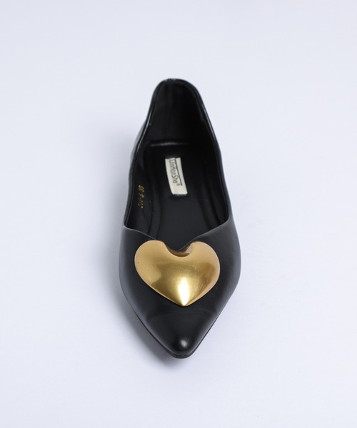 AMELY（エミリー）の「ハートモチーフパンプス（パンプス・レディース・ベージュ/ブラウン/ブラック・36/38/39/37/35）」の14枚目の写真