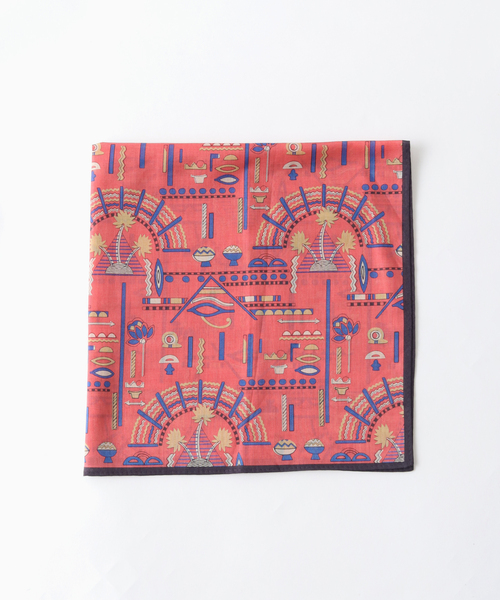 ROBERT FRASER（ロバートフレイザー）の「【ROBERT FRASER / ロバート フレイザー】パターンハンカチ2（バンダナ/スカーフ・メンズ・グリーン/B/ネイビー/バーガンディー/C/A・FREE）」の3枚目の写真