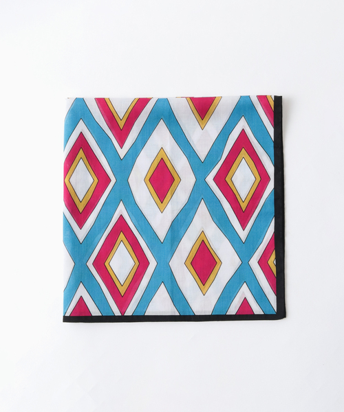 ROBERT FRASER（ロバートフレイザー）の「【ROBERT FRASER / ロバート フレイザー】パターンハンカチ2（バンダナ/スカーフ・メンズ・グリーン/B/ネイビー/バーガンディー/C/A・FREE）」の6枚目の写真