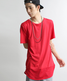 WEGO | WEGO/メッシュ切替ラウンドTシャツ(Tシャツ/カットソー)