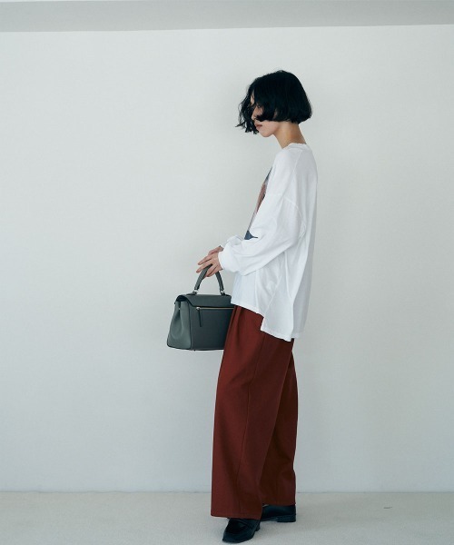 marjour（マージュール）の「PHOTO PRINT TEE（Tシャツ/カットソー・レディース・グレー/オフホワイト・M）」の11枚目の写真