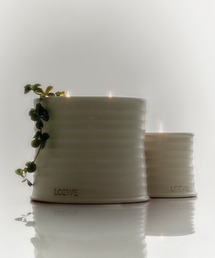 LOEWE ホワイトキャンドル 陶器製　オレガノ オレガノ ワックス キャンドルホルダー ホワイト - LOEWE