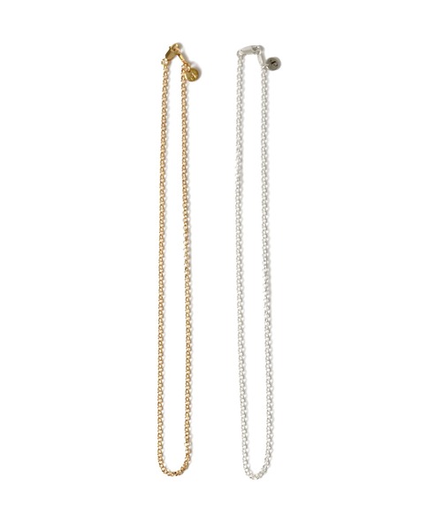 Subciety（サブサエティ）の「SILVER CHAIN NECKLACE-SHORT-（ネックレス・メンズ・ゴールド/シルバー・FREE）」の4枚目の写真