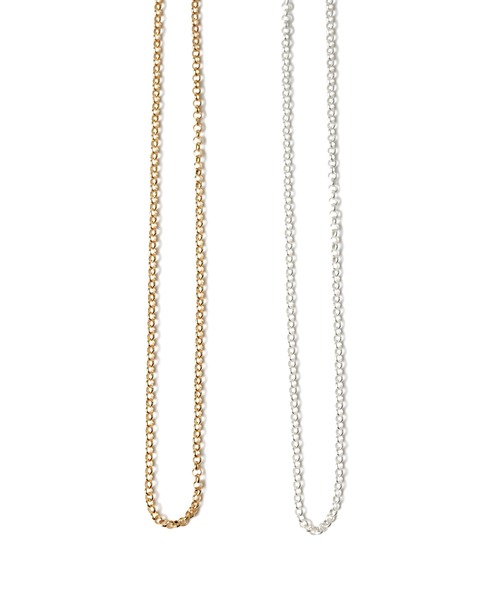 Subciety（サブサエティ）の「SILVER CHAIN NECKLACE-SHORT-（ネックレス・メンズ・ゴールド/シルバー・FREE）」の5枚目の写真