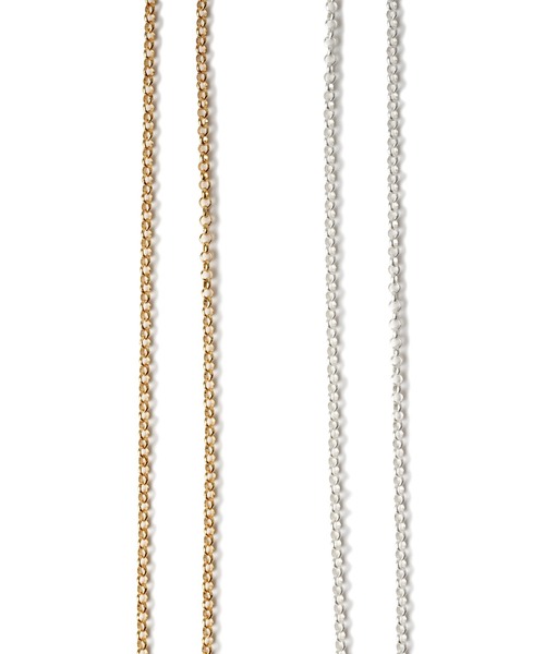 Subciety（サブサエティ）の「SILVER CHAIN NECKLACE-SHORT-（ネックレス・メンズ・ゴールド/シルバー・FREE）」の6枚目の写真