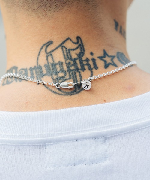 Subciety（サブサエティ）の「SILVER CHAIN NECKLACE-SHORT-（ネックレス・メンズ・ゴールド/シルバー・FREE）」の9枚目の写真