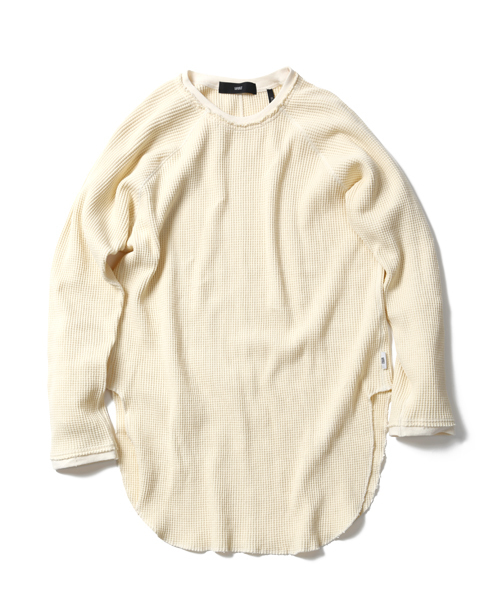 VAPORIZE（ヴェイパライズ）の「◆VAPORIZE / サーマル ロングTee（Tシャツ/カットソー・メンズ・ホワイト/アイボリー/グレー・MEDIUM/LARGE/SMALL）」の3枚目の写真