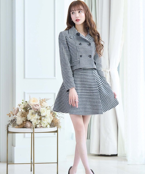 emiriawiz（エミリアウィズ）の「Houndstooth pattern skirt（スカート・レディース・ブラック/ブラウン・MEDIUM/SMALL）」の12枚目の写真