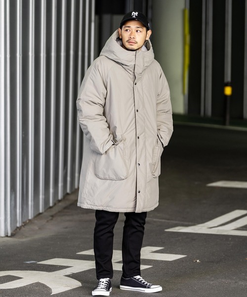 Audience（オーディエンス）の「Audience オーディエンス 60/40クロス Sorona Dupont 中綿 M-90モッズコート AUD7194（モッズコート・メンズ・ブラック/ブラウン/グレー/オリーブ/チャコールグレー・L/M）」の18枚目の写真