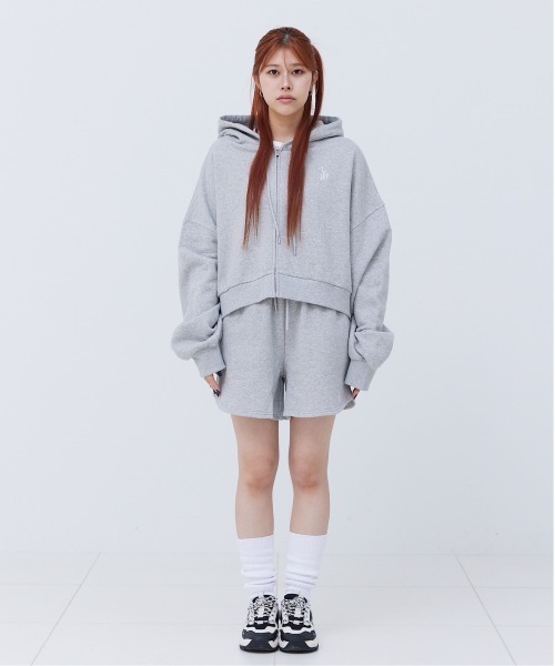 17HR（セブンティーンアワーズ）の「ショートジップパーカー（パーカー・レディース・ブラック/グレー・FREE）」の12枚目の写真