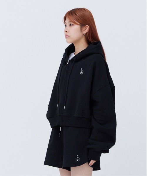 17HR（セブンティーンアワーズ）の「ショートジップパーカー（パーカー・レディース・ブラック/グレー・FREE）」の15枚目の写真