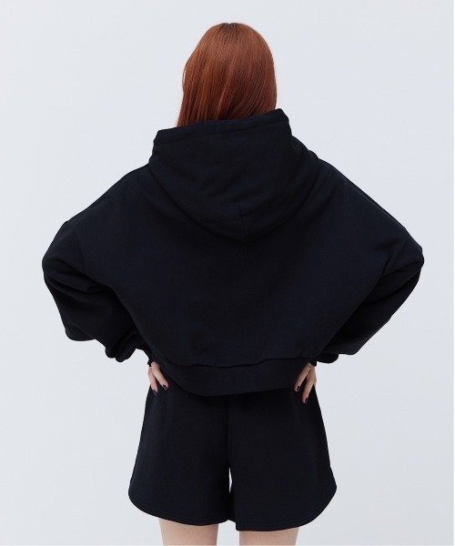 17HR（セブンティーンアワーズ）の「ショートジップパーカー（パーカー・レディース・ブラック/グレー・FREE）」の8枚目の写真