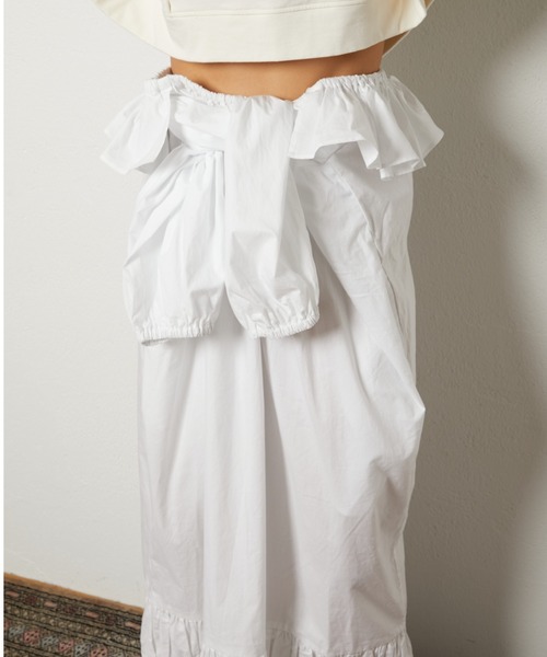 papier（パピエ）の「papier/パピエ/Also Bottom Dress（ワンピース・レディース・ホワイト/ブラック・FREE）」の11枚目の写真