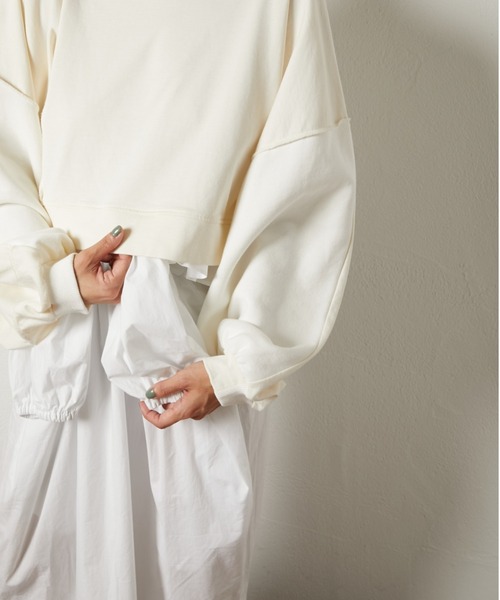 papier（パピエ）の「papier/パピエ/Also Bottom Dress（ワンピース・レディース・ホワイト/ブラック・FREE）」の16枚目の写真