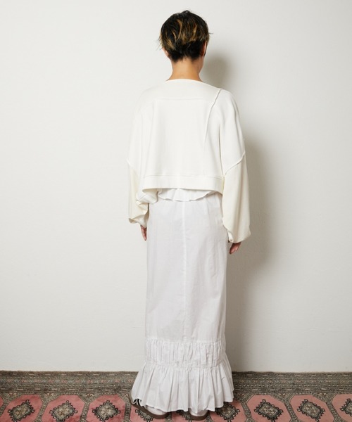 papier（パピエ）の「papier/パピエ/Also Bottom Dress（ワンピース・レディース・ホワイト/ブラック・FREE）」の18枚目の写真