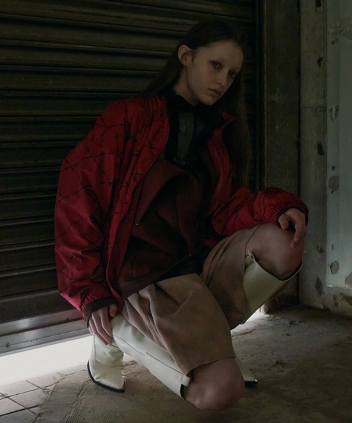 AIVER（アイバー）の「AIVER　ダブルジップトラックジャケット（ジャージ・メンズ・テラコッタ/グレー/ブラック・SMALL/MEDIUM/LARGE）」の11枚目の写真