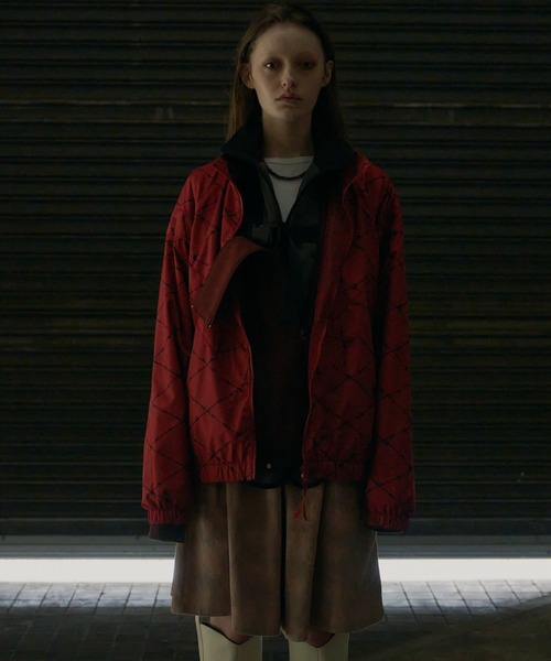 AIVER（アイバー）の「AIVER　ダブルジップトラックジャケット（ジャージ・メンズ・テラコッタ/グレー/ブラック・SMALL/MEDIUM/LARGE）」の18枚目の写真