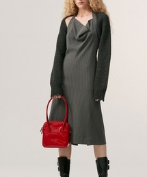 florist | 【2WAY/3WAY】エナメル調PUレザースクエアボストンバッグ/ショルダーバッグ(ボストンバッグ)