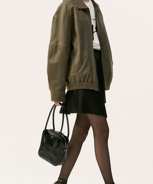 florist（フローリスト）の「【2WAY/3WAY】エナメル調PUレザースクエアボストンバッグ/ショルダーバッグ（ボストンバッグ・レディース・レッド/ブラック・FREE）」の9枚目の写真