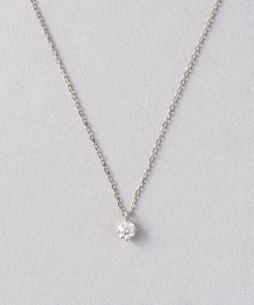 PT900/850 ダイヤモンド 0.25ct ネックレス「ブライト」（ネックレス）｜ete bijoux（エテビジュー）