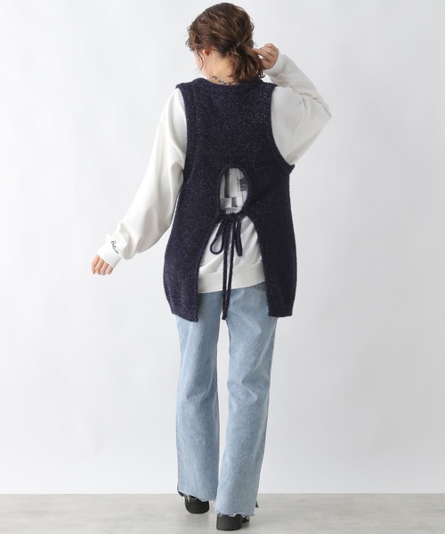 LEPSIM(レプシィム)の「ラメチュニックベスト 993433(ベスト・レディース・グレー/ブラック・FREE)」の21枚目の写真