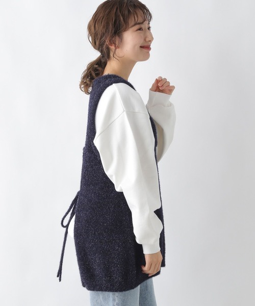 LEPSIM(レプシィム)の「ラメチュニックベスト 993433(ベスト・レディース・グレー/ブラック・FREE)」の18枚目の写真