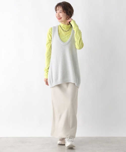 LEPSIM(レプシィム)の「ラメチュニックベスト 993433(ベスト・レディース・グレー/ブラック・FREE)」の22枚目の写真