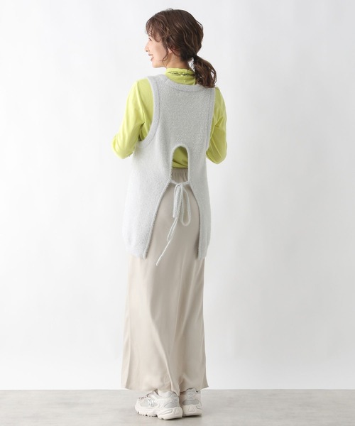 LEPSIM(レプシィム)の「ラメチュニックベスト 993433(ベスト・レディース・グレー/ブラック・FREE)」の8枚目の写真