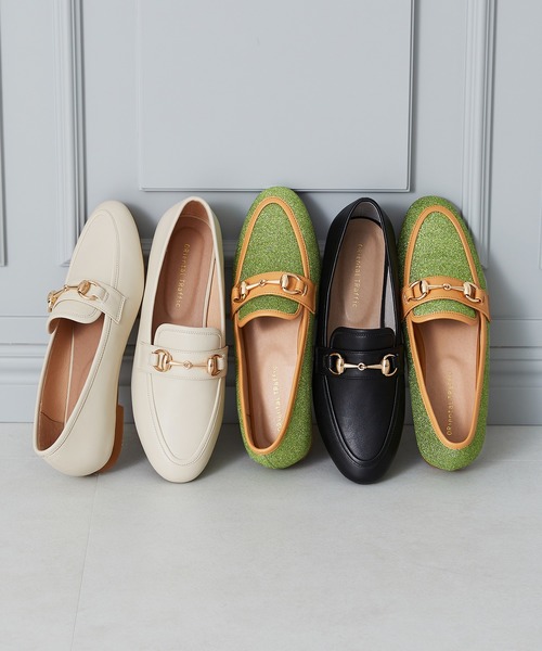 ORiental TRaffic（オリエンタルトラフィック）の「ラウンドトゥビットローファー 41112（ローファー・レディース・ベージュ/グリーン/ブラック・35/42/38/33/41/34/39/36/37/40/43）」の10枚目の写真