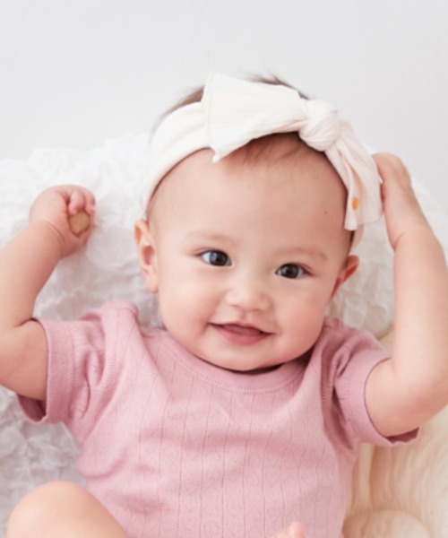 petit main（プティマイン）の「ヘアバンド（ヘアバンド・キッズ・ライトグリーン/アイボリー/ライトピンク・FREE）」の14枚目の写真