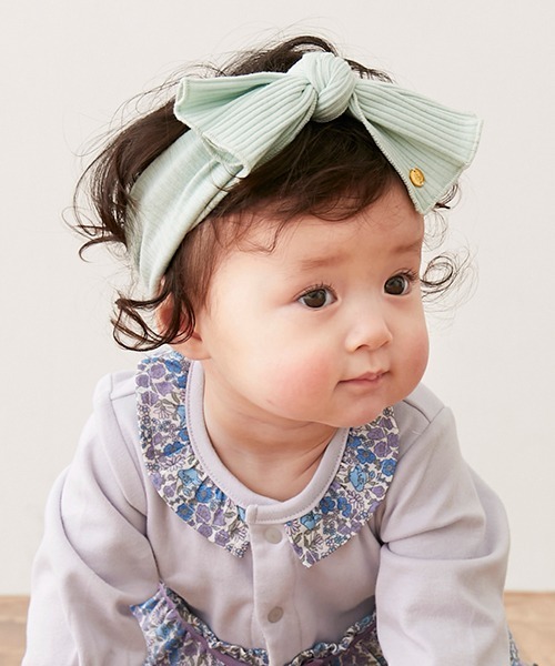 petit main（プティマイン）の「ヘアバンド（ヘアバンド・キッズ・ライトグリーン/アイボリー/ライトピンク・FREE）」の21枚目の写真