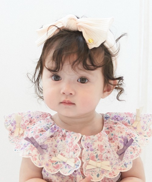 petit main（プティマイン）の「ヘアバンド（ヘアバンド・キッズ・ライトグリーン/アイボリー/ライトピンク・FREE）」の15枚目の写真