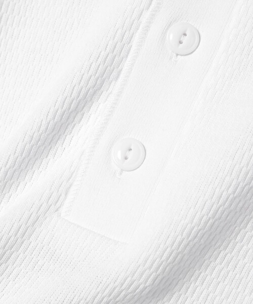 Healthknit(ヘルスニット)の「Healthknit × BEAMS PLUS / 別注 Honeycomb Thermal Henry Neck T-shirt(Tシャツ/カットソー・メンズ・ホワイト/ブラック系その他/カーキ・LARGE/MEDIUM/SMALL/X-LARGE)」の21枚目の写真