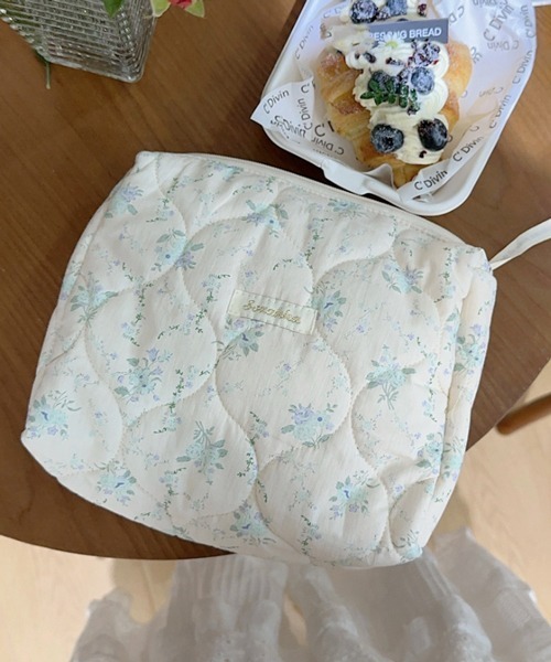 セール】Pochi Pouch/花柄 キルティング ポーチ（ポーチ）｜Pochi