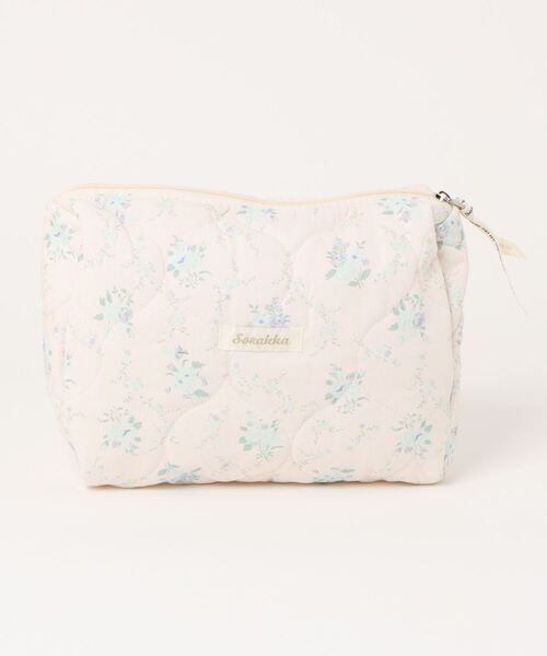 セール】Pochi Pouch/花柄 キルティング ポーチ（ポーチ