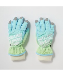 Ocean Pacific（オーシャンパシフィック）の「Ocean Pacific/オーシャンパシフィック ブランド ロゴ 撥水 防水 中綿 サイズ調整可能 5本指 手袋 スノーグローブ（手袋）」