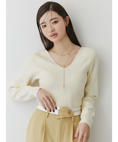 RESEXXY(リゼクシー)の「ダブルウエストストレートパンツ(その他パンツ・レディース・チャコールグレー/イエロー/ベージュ・SMALL/MEDIUM)」の21枚目の写真