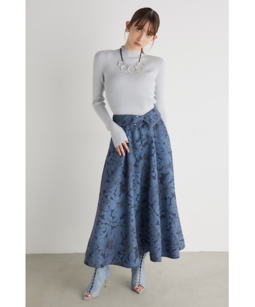 rienda(リエンダ)の「ウォッシャブルハイネック2WAYニットトップス(ニット/セーター・レディース・ホワイト/ライトピンク/ライトブルー/ブラック・FREE)」の15枚目の写真