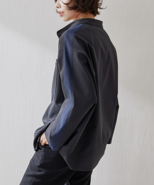 新品•未使用【イアパピヨネ】ハーフボタンライントップス　スミスタイル ear PAPILLONNER（イアパピヨネ）の「《セットアップ可》ハーフ