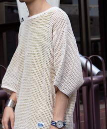 【限定展開】【ARMY TWILL/アーミーツイル】別注 メッシュTシャツ MESH ビッグTシャツ かぎ編み